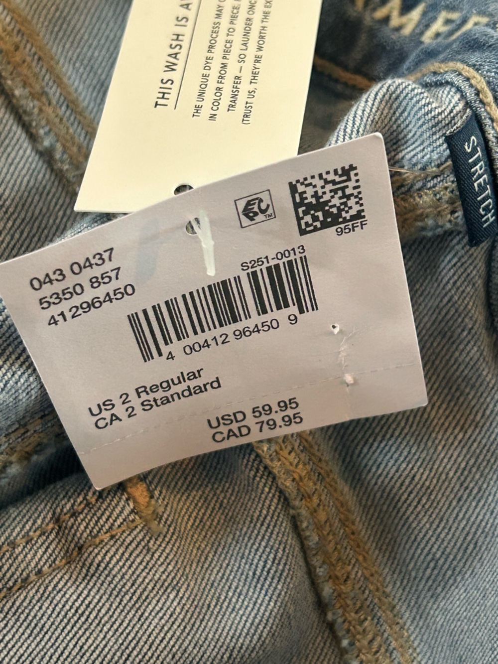 NWT AE Dreamy Drape Stretch Super High-Waisted Baggy Wide-Leg Jean - Picture 8 of 13